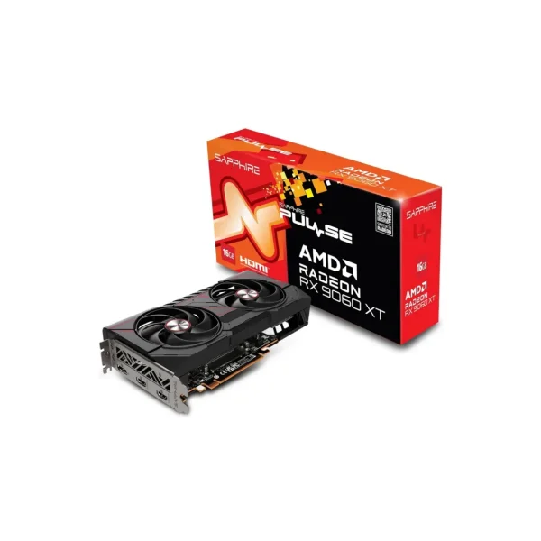 SAPPHIRE PULSE AMD RADEON RX 9060 XT GAMING OC 16GB Graphics Card > Black